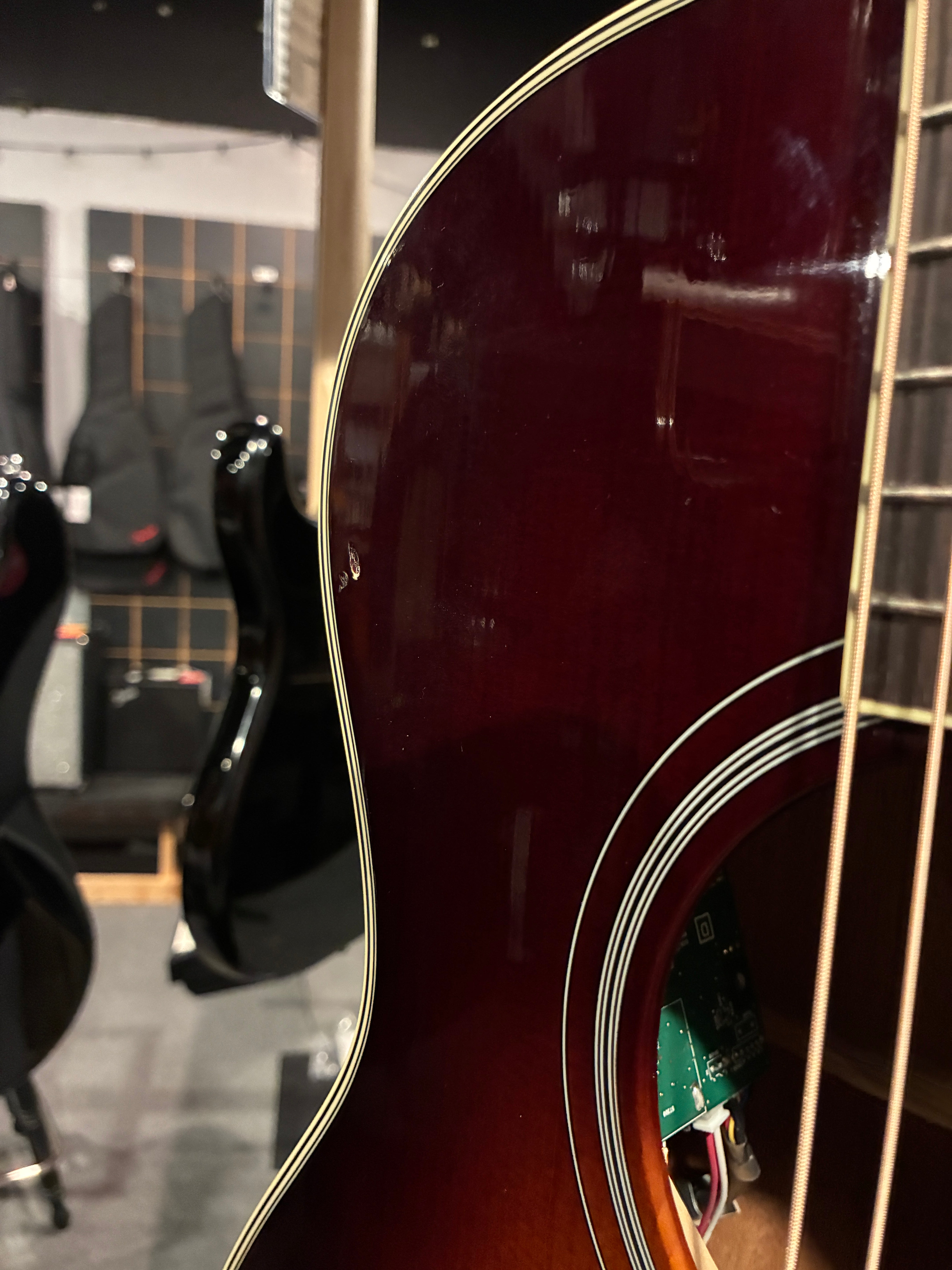 Yamaha FS-TA Transit Concert Acoustic Electric Brown Sunburst Used