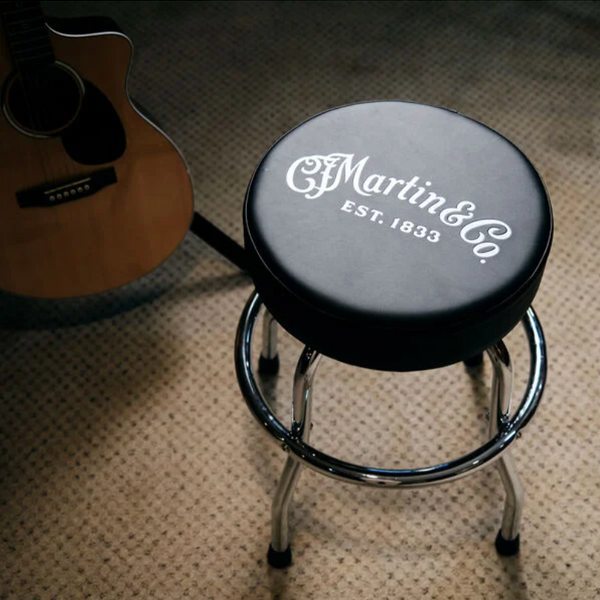 即*郎様 【新品、未使用】Martin Chrome Barstool Martin Guitar Bar Stool Chrome 24