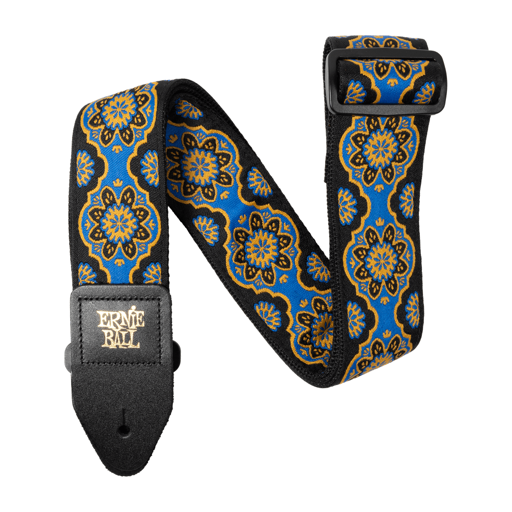 Ernie Ball Classic Jacquard Guitar Strap Kaleidoscope Blue