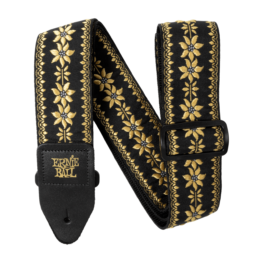 Ernie Ball Classic Jacquard Guitar Strap Flower Crown