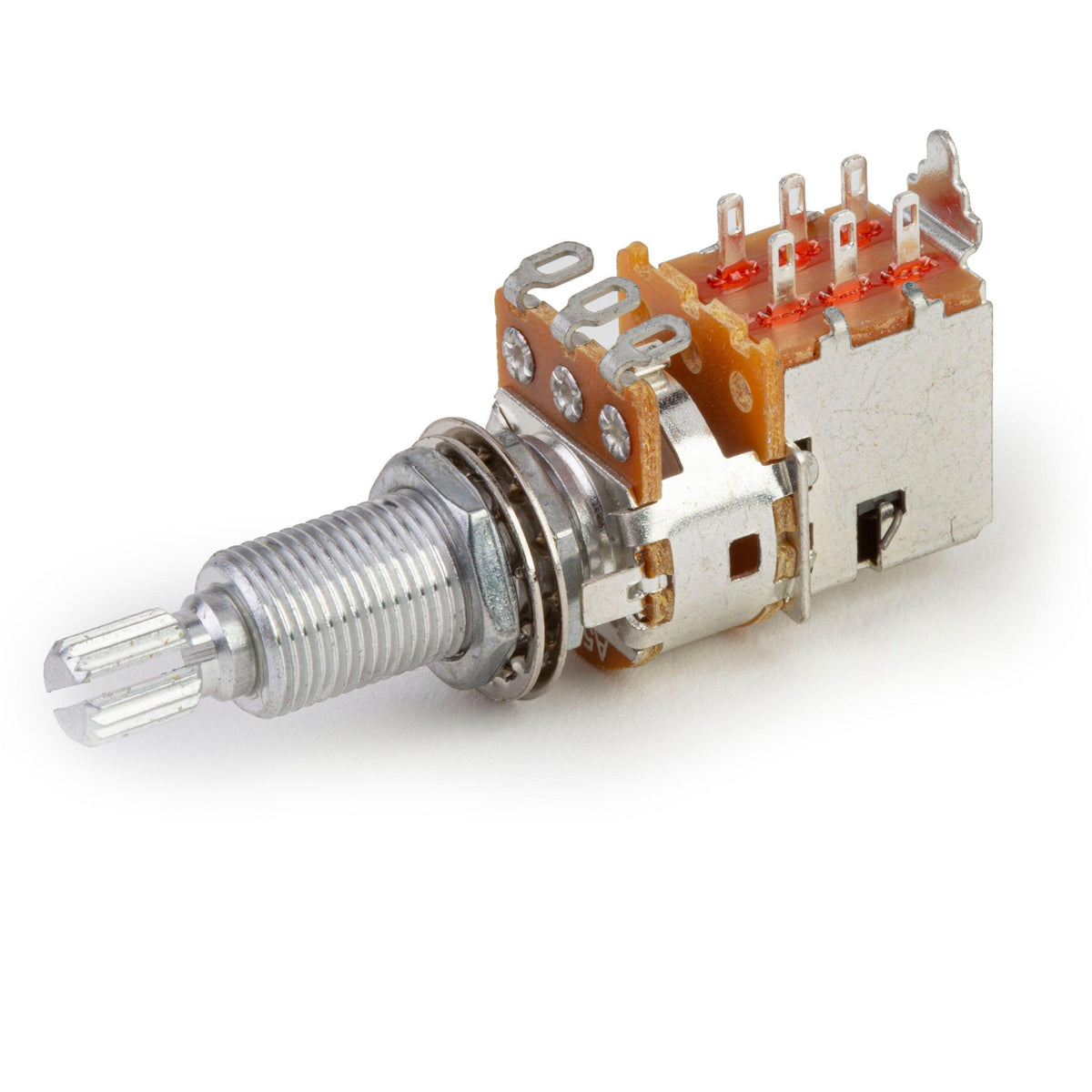 Alpha push-pull guitar potentiometer stock product photo