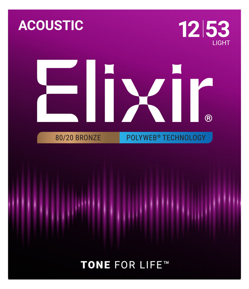 Elixir 11050 80/20 Bronze Acoustic Guitar Strings official product photo