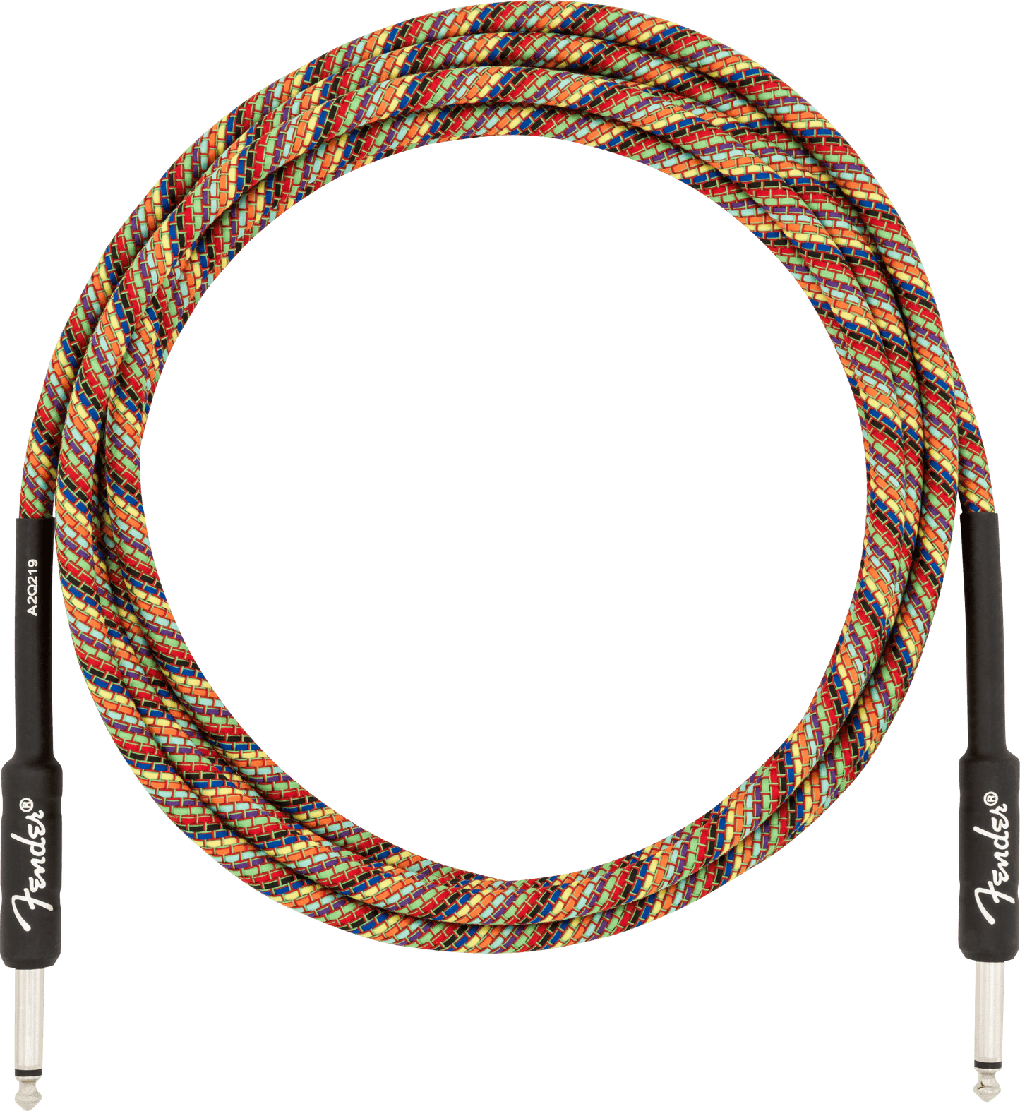 Fender Festival Rainbow Instrument Cable 10 feet official product photo