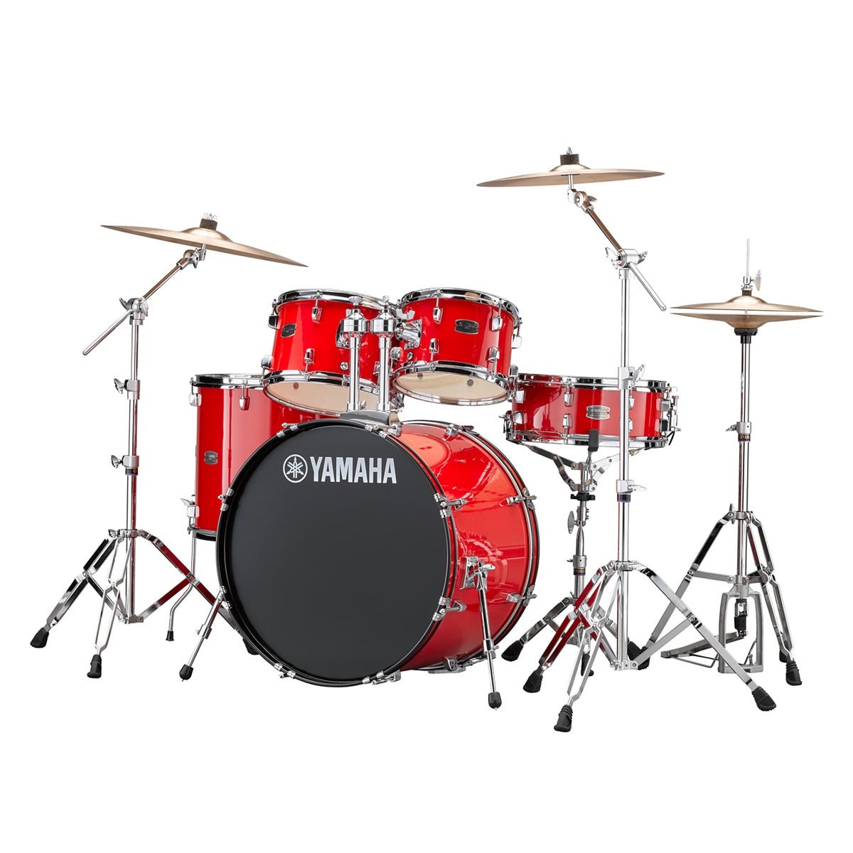 Yamaha Rydeen RDP2F5 Hot Red 5-piece drum kit with HW680W hardware