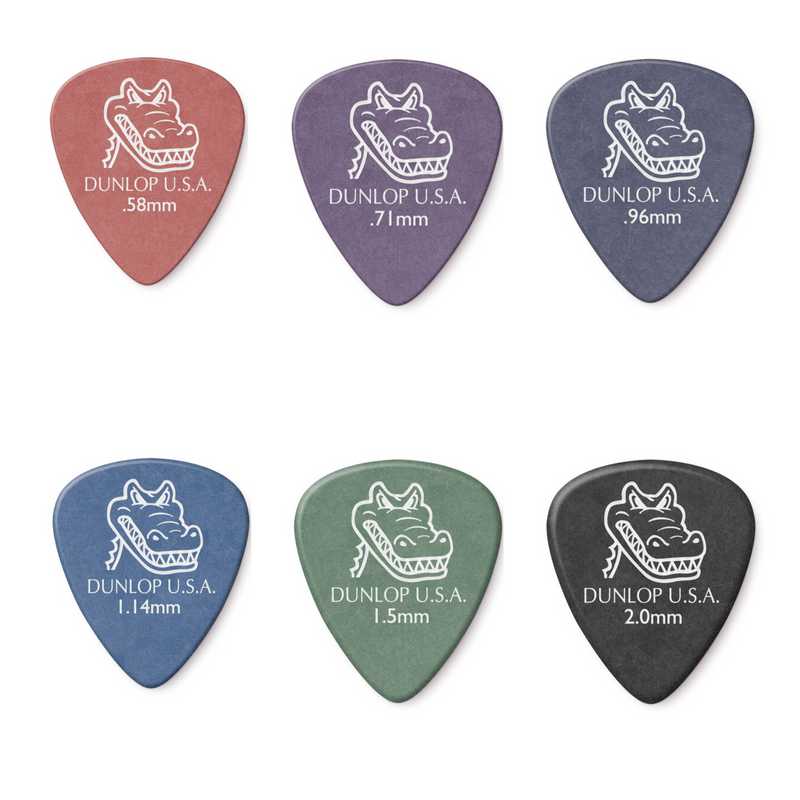 Dunlop Gator Grip Standard Guitar Picks Variety 417 (Single Increments)