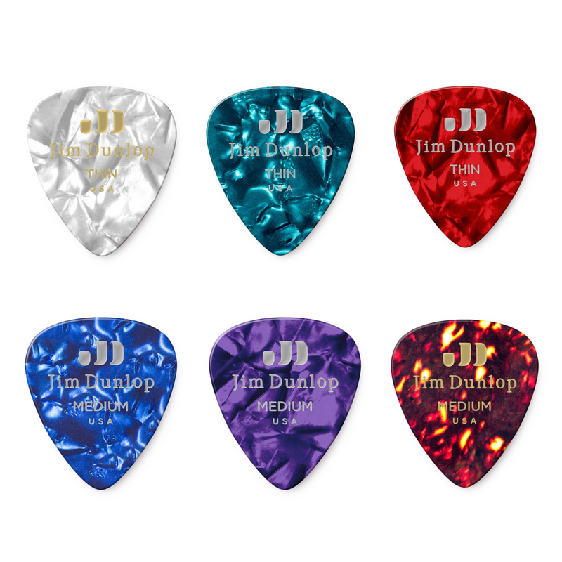Dunlop Celluloid Guitar Picks 483 Variety