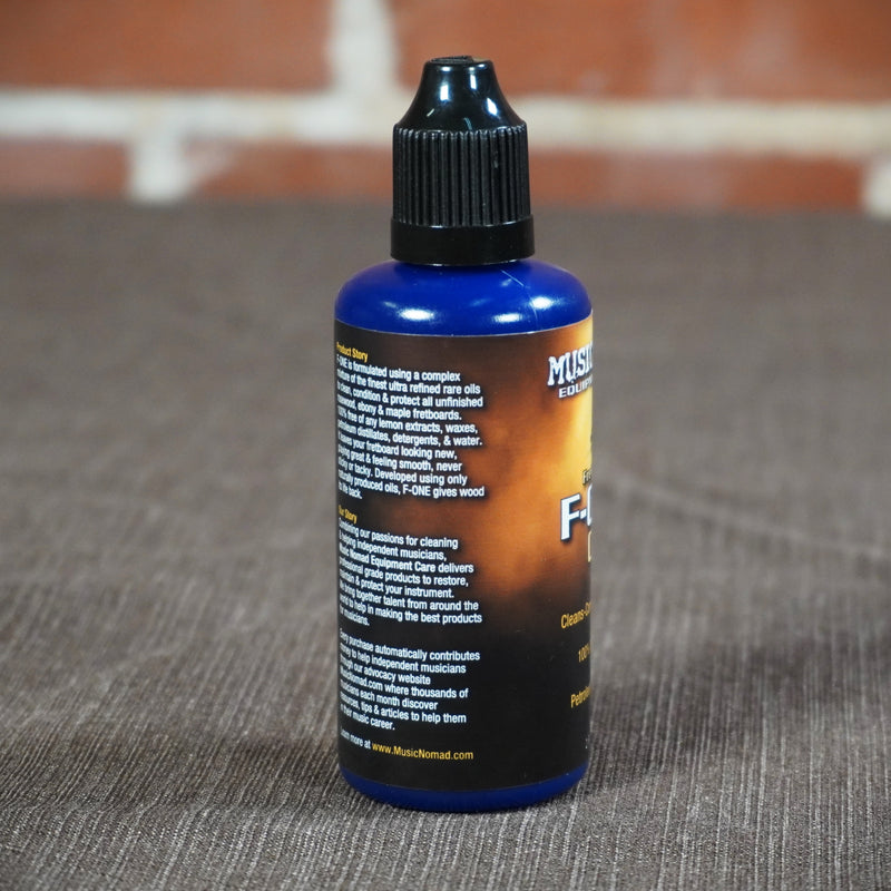 Music Nomad F-ONE Fretboard Oil Cleaner and Conditioner 2oz.