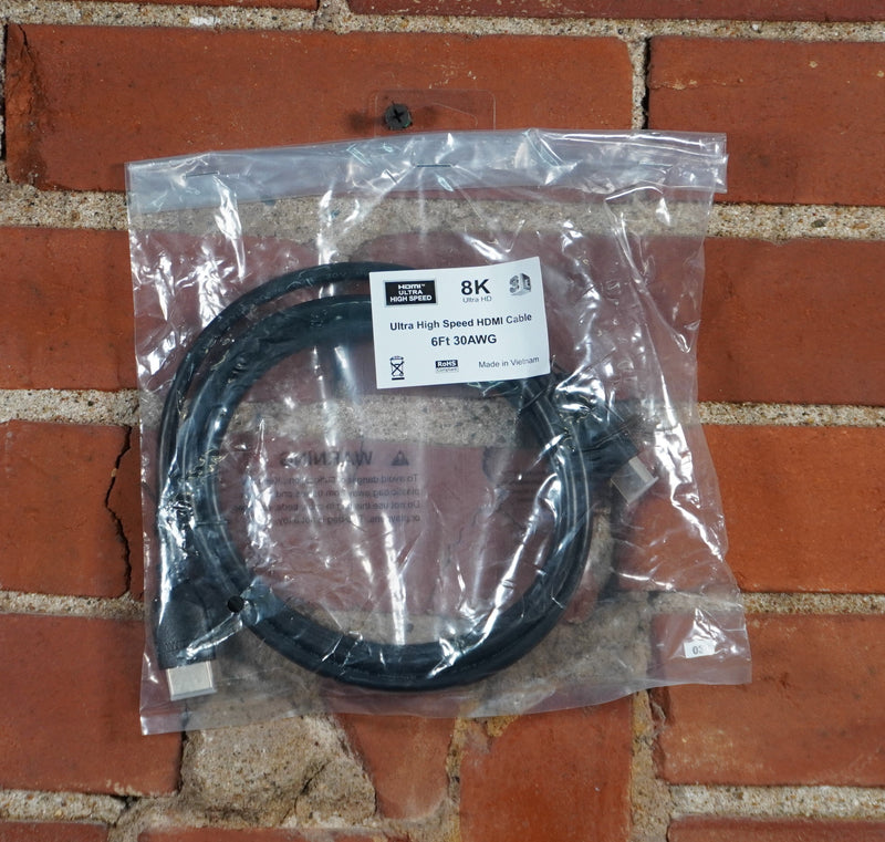 HDMI M/M 2.1 Cable 8K Compatible 6ft