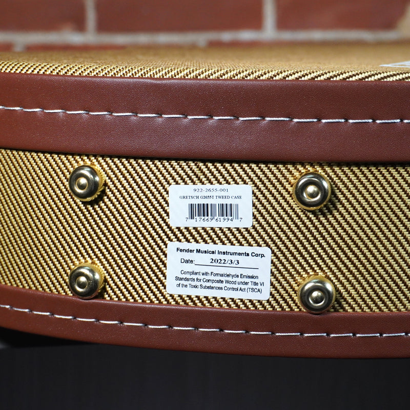 Gretsch Tweed G2655 Streamliner Center Block Jr. Case