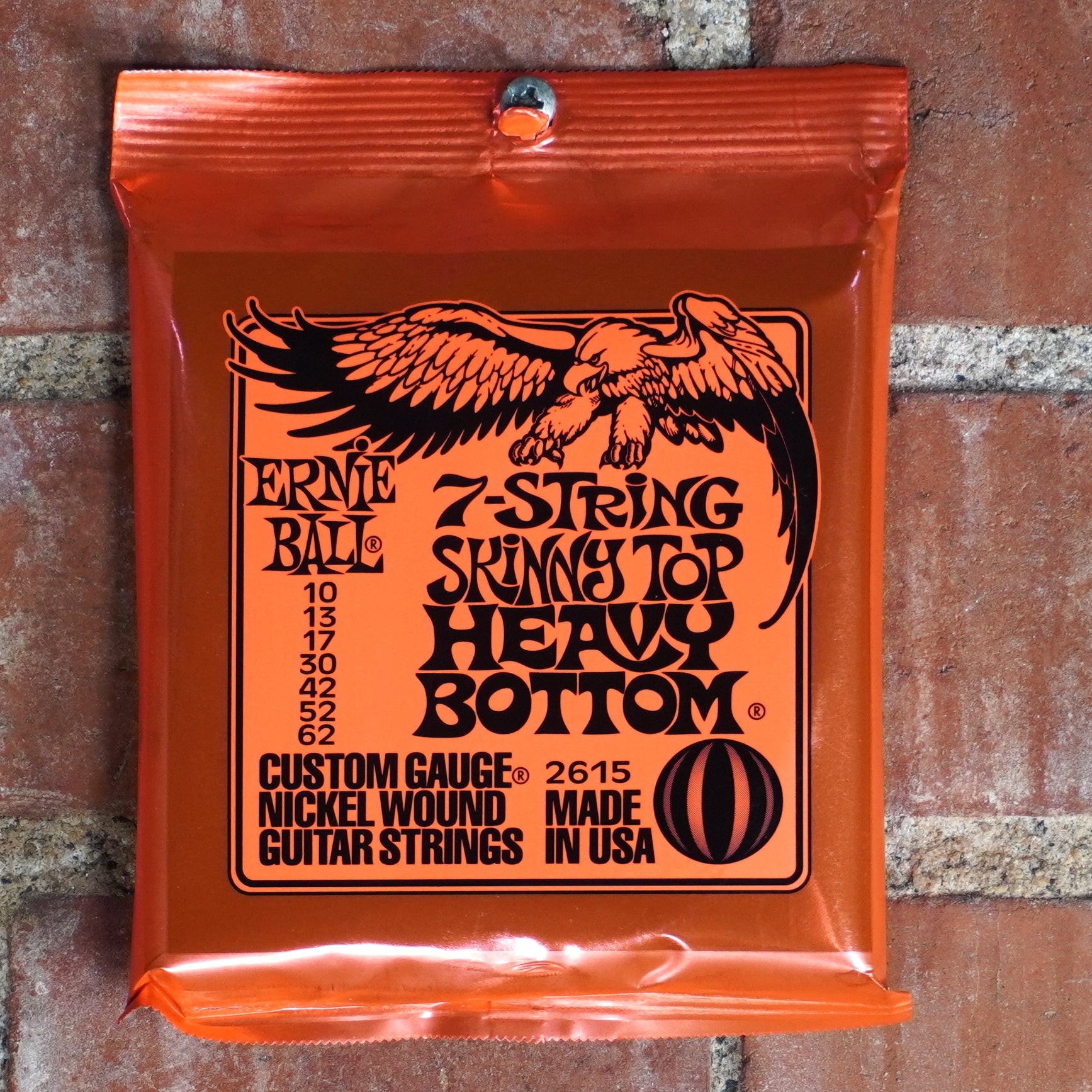 Ernie Ball Heavy Top Skinny Bottom 7 String Electric Guitar Strings 10-62