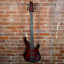 Yamaha TRBX605FM 5 String Bass Guitar Dark Red Burst