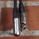 Rapco Concert Series Balanced Cable Neutrik Right Angle 1/4" 18"