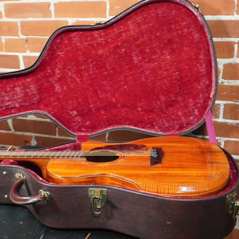Used Washburn G55CE Koa Acoustic Electric w/Hard Case