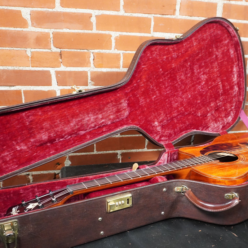 Used Washburn G55CE Koa Acoustic Electric w/Hard Case
