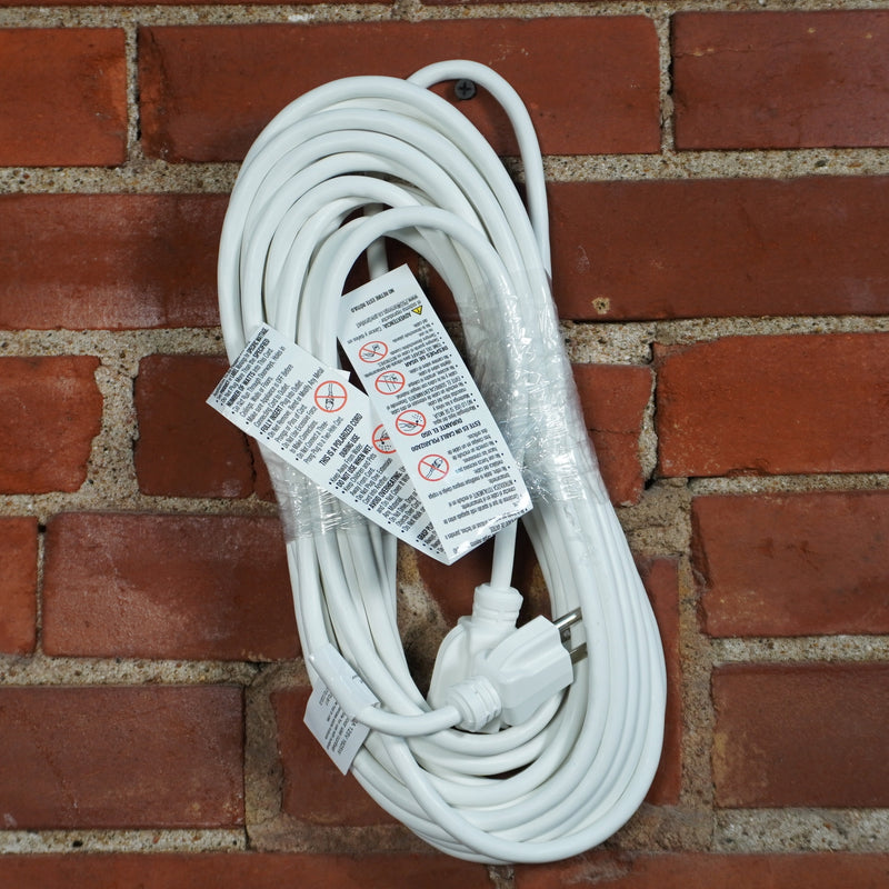 35ft Power Extension Cord 16/3 White