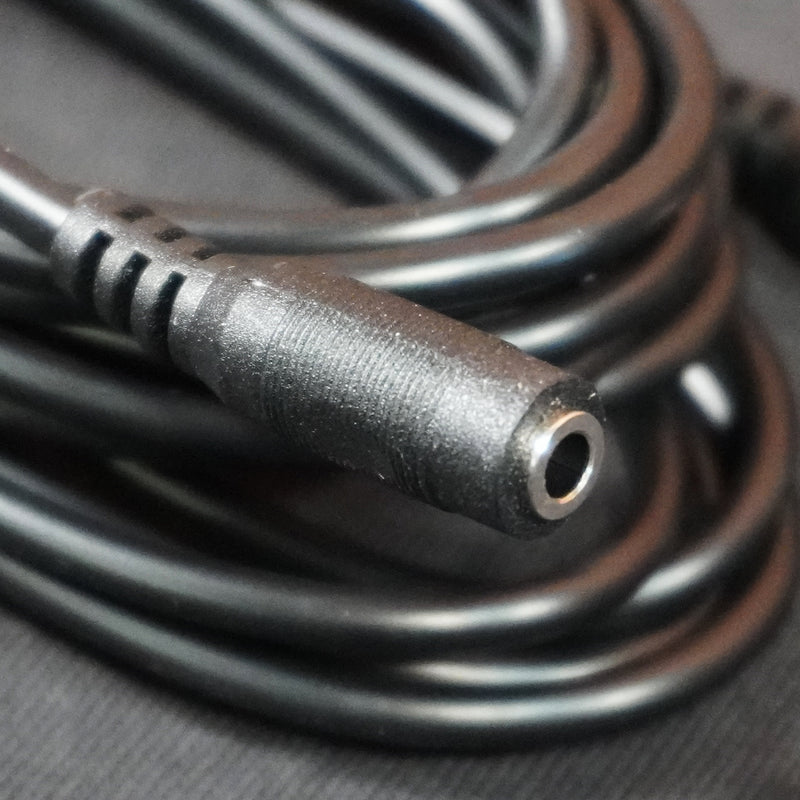 Headphone Extension Cable 12ft 3.5mm M/F Black