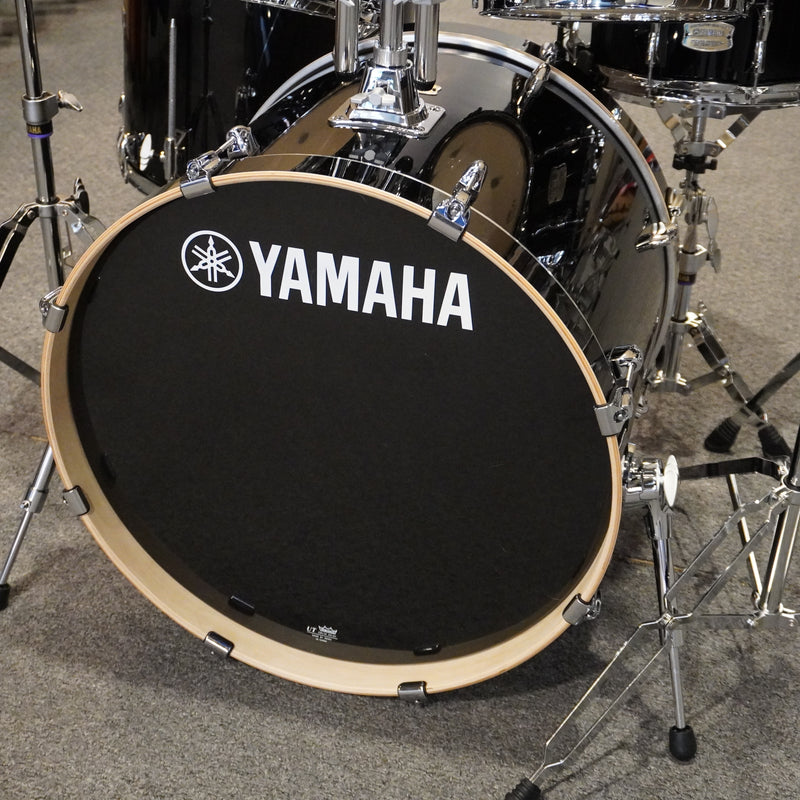 Yamaha Stage Custom Birch 5pc Kit w/Hardware Pack Raven Black (JAMS Certified)