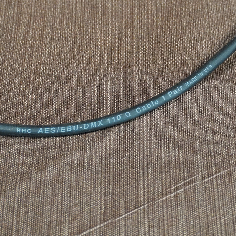 Rapco DMX 1 Pair Bulk Black Cable