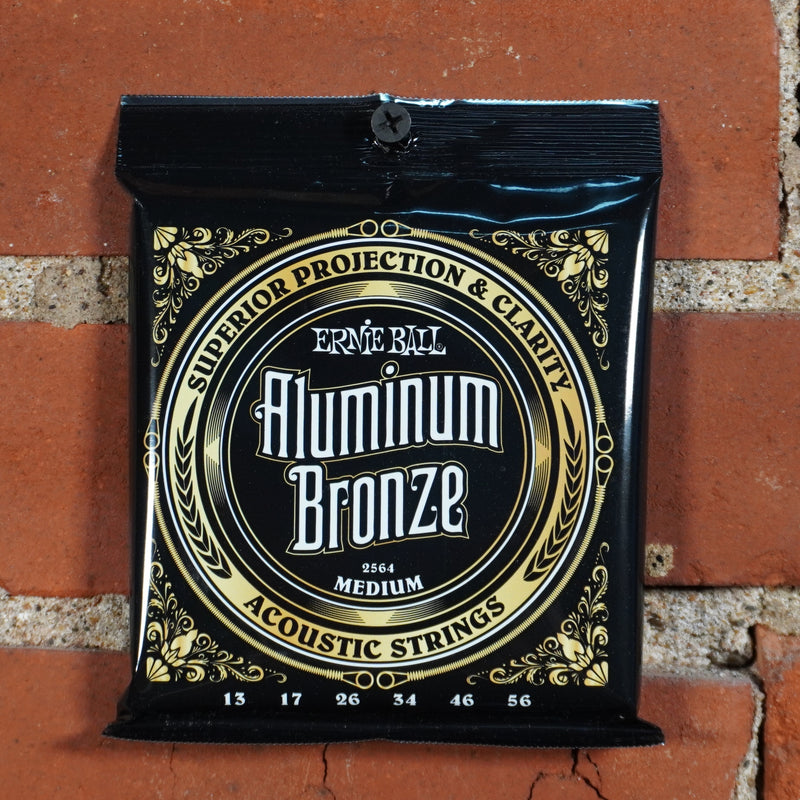 Ernie Ball Aluminum Bronze Medium Acoustic Guitar Strings
