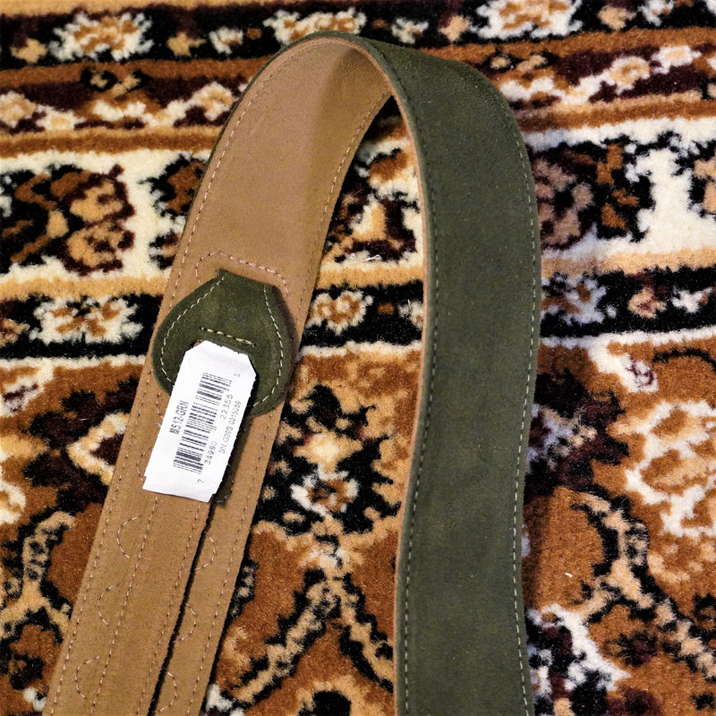 Levy's Strap Suede Guitar Strap in Green
