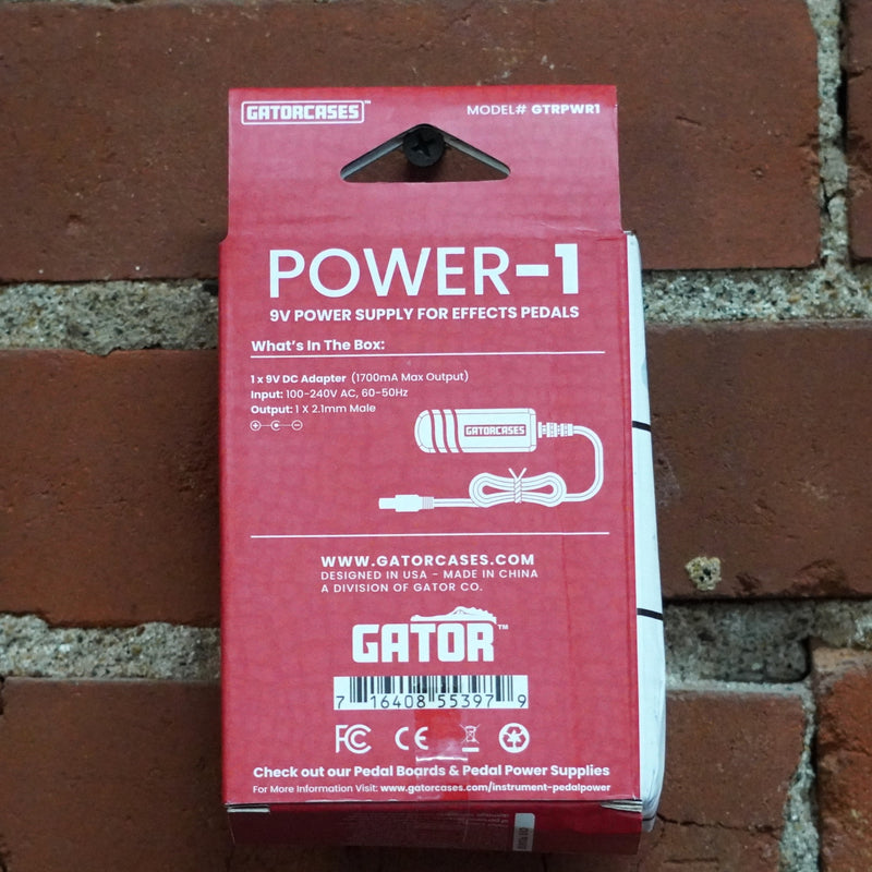 Gator Cases Power-1 DC Power Supply for Pedals
