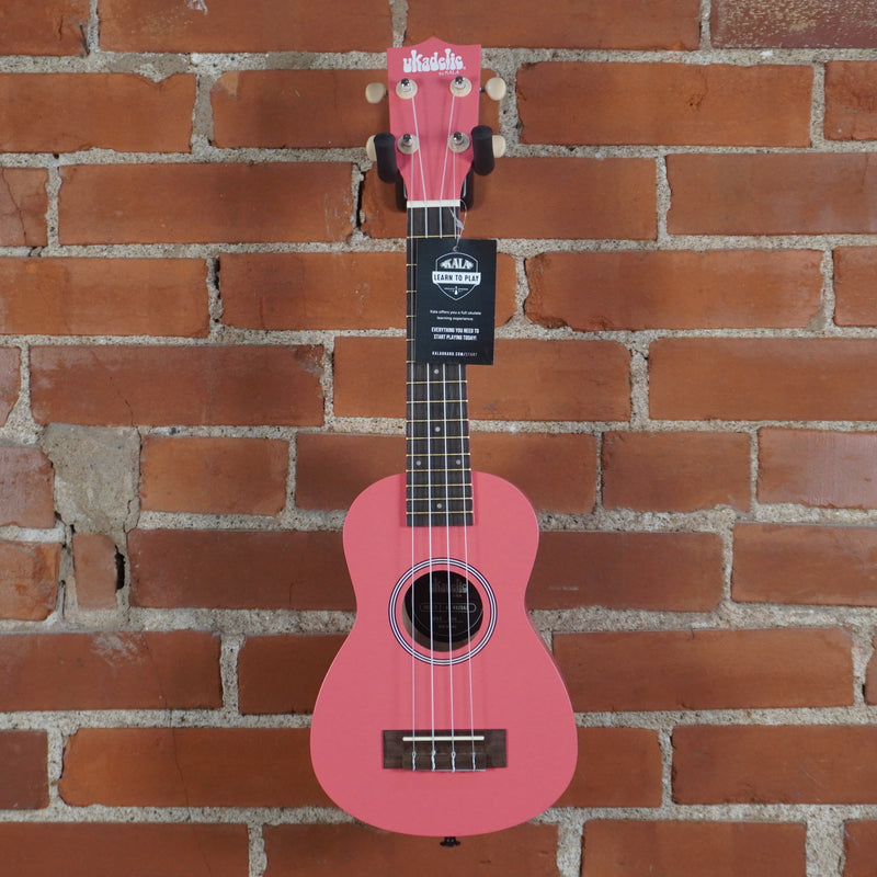 Kala Ukadelik Cherry Bomb Soprano Ukulele w/Gig Bag
