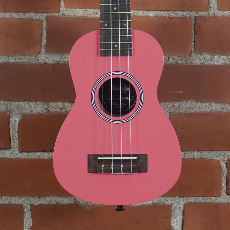 Kala Ukadelik Cherry Bomb Soprano Ukulele w/Gig Bag