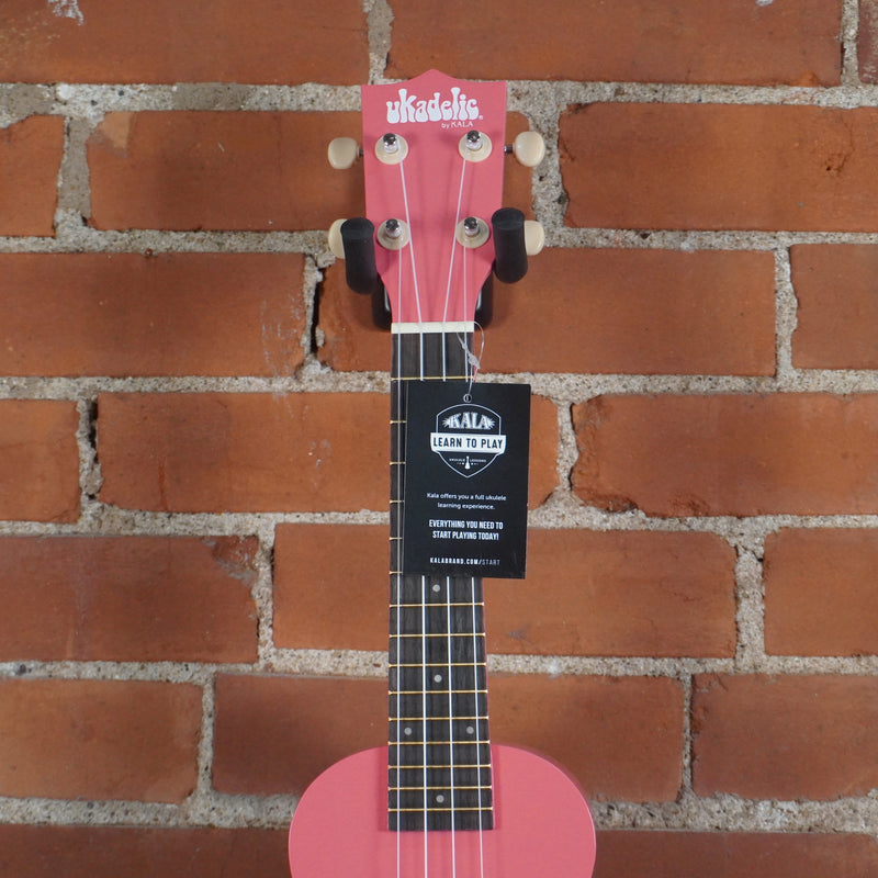 Kala Ukadelik Cherry Bomb Soprano Ukulele w/Gig Bag