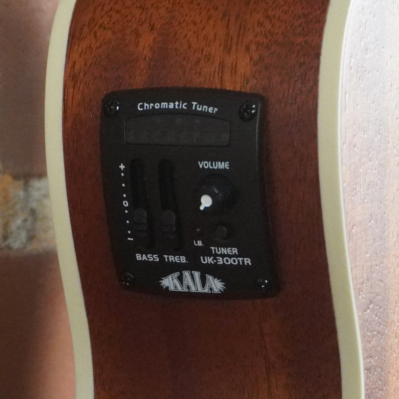 Kala Satin Mahogany Tenor Electric Ukulele