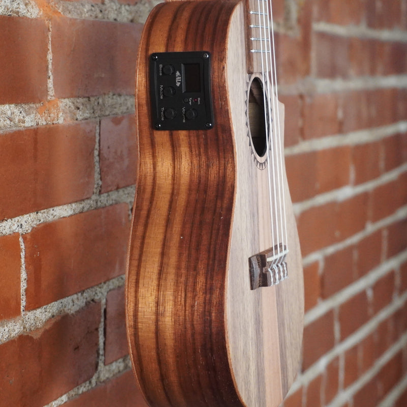Kala Teak Tri-Top Concert Ukulele w/Cutaway & EQ