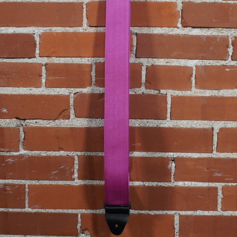 Ernie Ball Raspberry & Black Polypro Guitar Strap