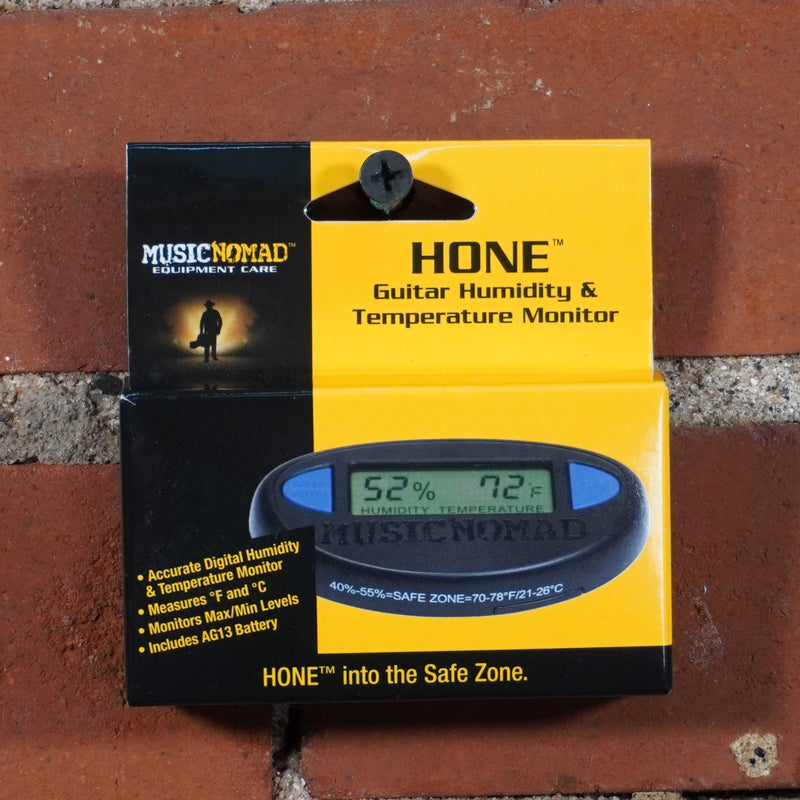 Music Nomad HONE Guitar Hygrometer - Humidity and Temperature Monitor