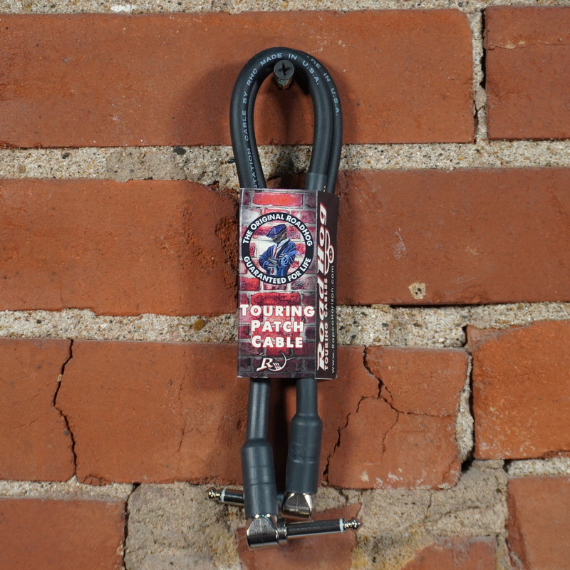 Road Hog 1/4" Instrument Cable RA -RA 2ft