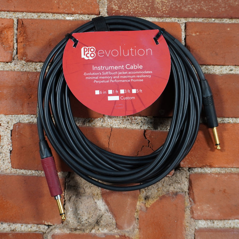 Pro Co Evolution Instrument Cable Silent 1/4" 30ft