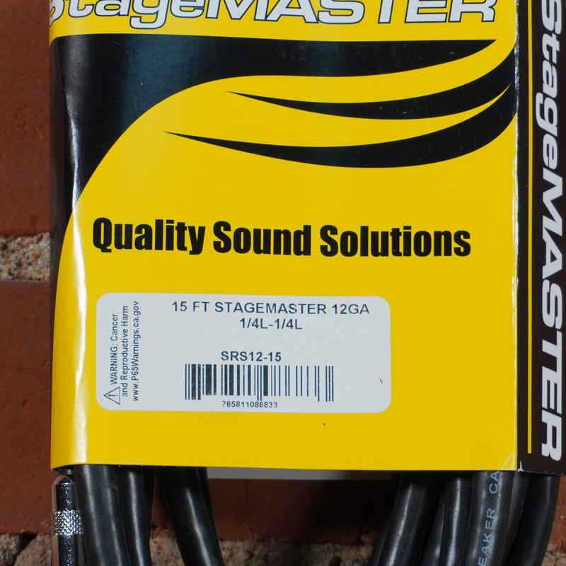 Stage Master Speaker Cable 12 Gauge 15ft