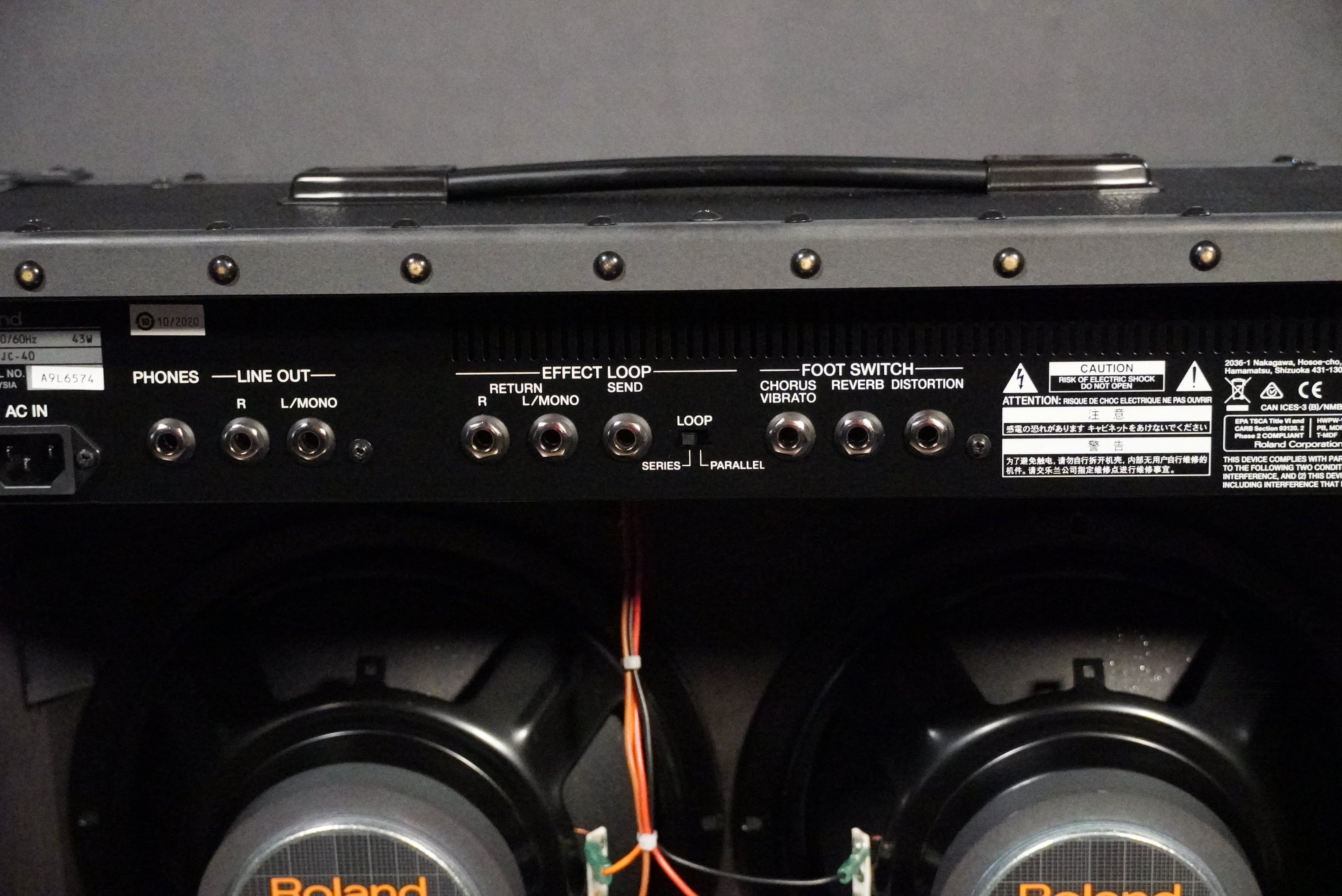 Roland JC-40 Jazz Chorus 40w 2x10" Guitar Amp