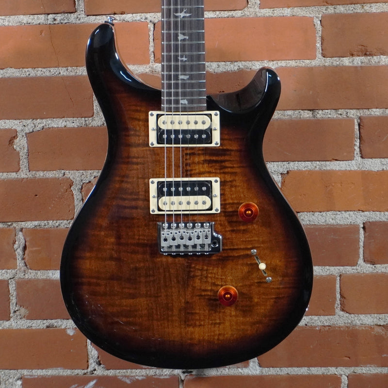 PRS SE Custom 24 Electric Guitar Black Gold Burst