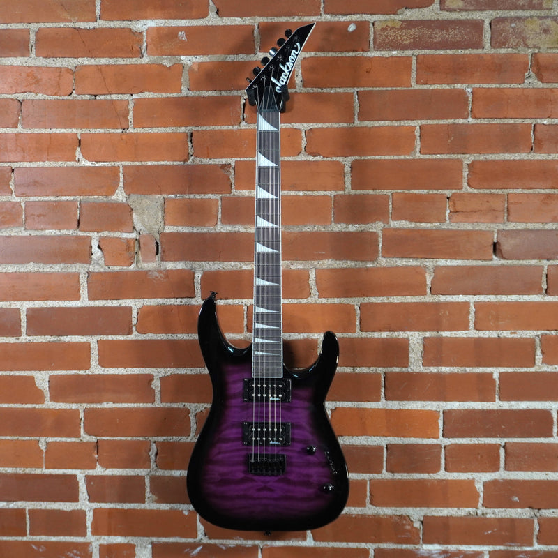 Jackson JS Series Dinky Solid Body Electric Guitar Transparent Purple Burst