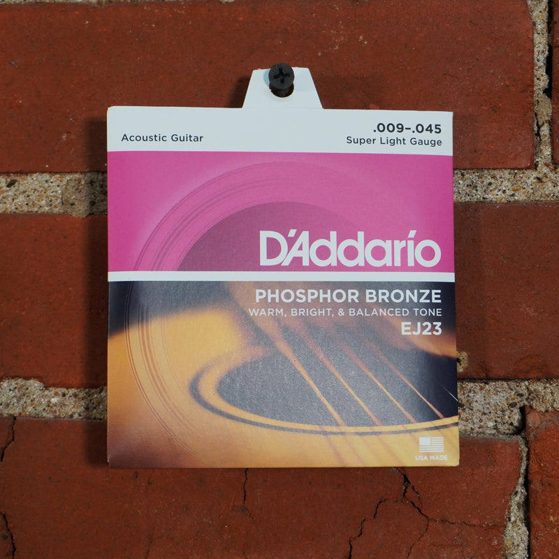 D'Addario Acoustic Phosphor Bronze Super Light String 9-45