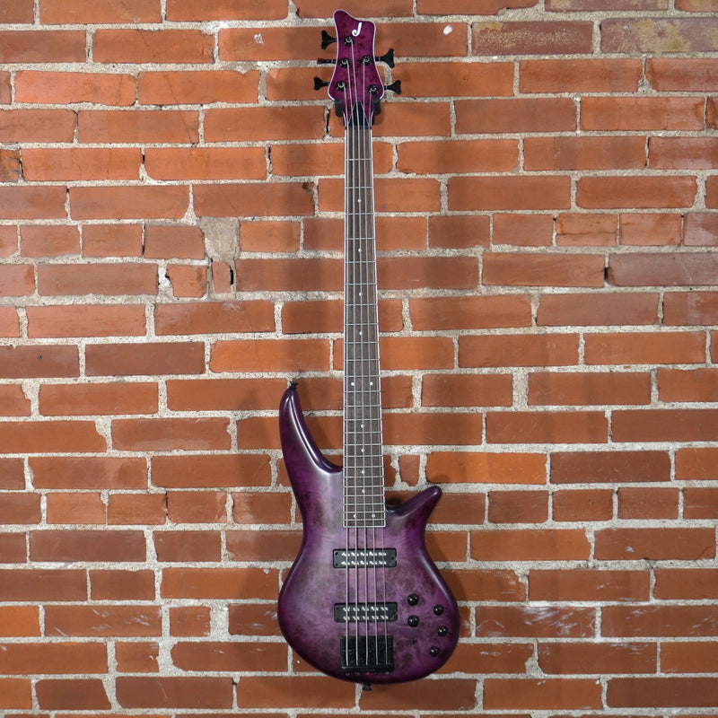 Jackson Guitars X Series Spectra Bass SBXP V Transparent Purple Burst