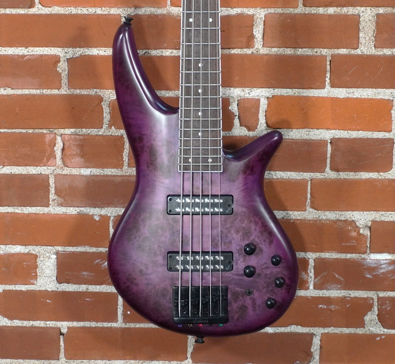 Jackson Guitars X Series Spectra Bass SBXP V Transparent Purple Burst