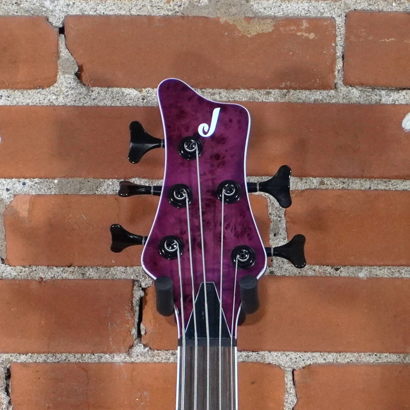 Jackson Guitars X Series Spectra Bass SBXP V Transparent Purple Burst