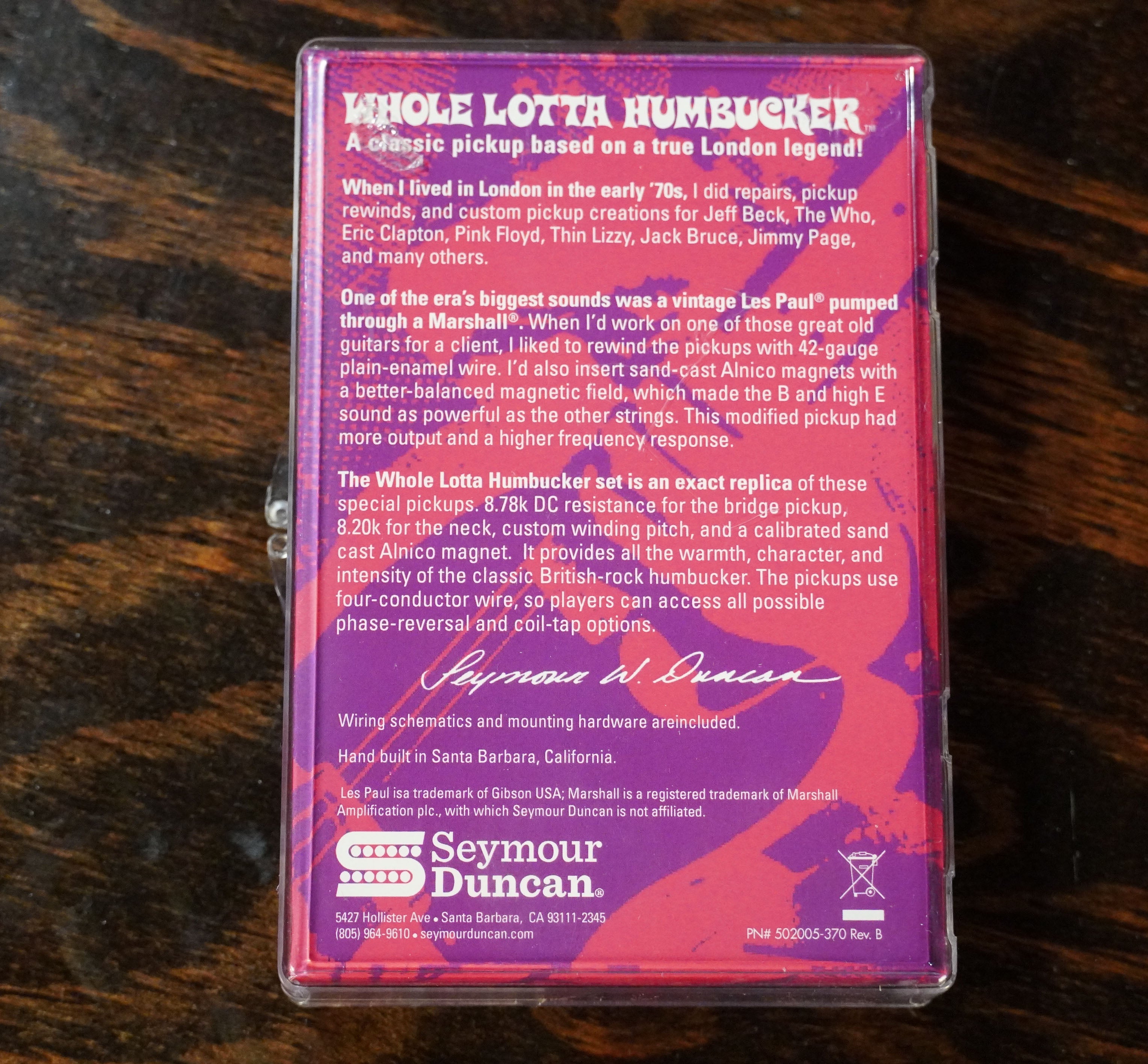 Seymour Duncan Whole Lotta Love Set