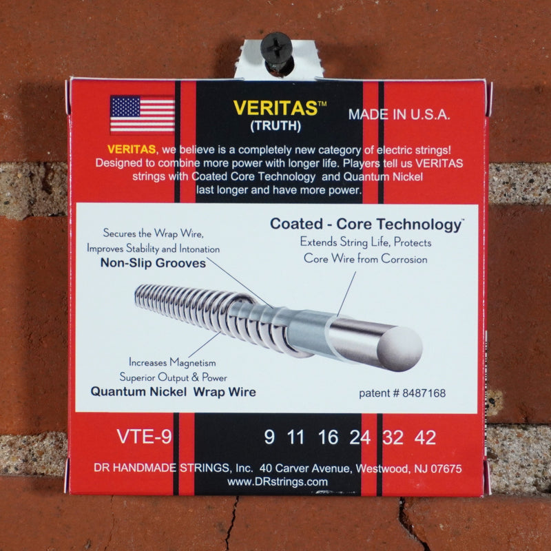 DR Strings Veritas Electric Guitar Strings 9-42