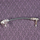 JAMS Pancake Patch Instrument Cable Switchcraft Lava 229 Black 6in