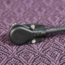 JAMS Pancake Patch Instrument Cable Switchcraft Lava 229 Black 6in