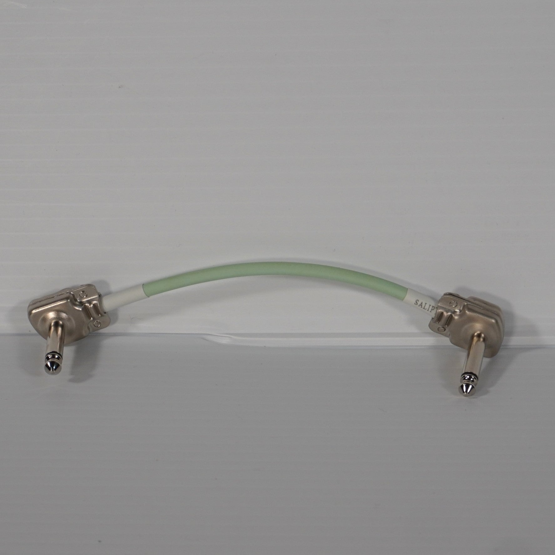 JAMS Pedal Patch Cable Lava Cable Rean 1/4" Surf Green 6IN