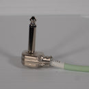 JAMS Pedal Patch Cable Lava Cable Rean 1/4" Surf Green 6IN