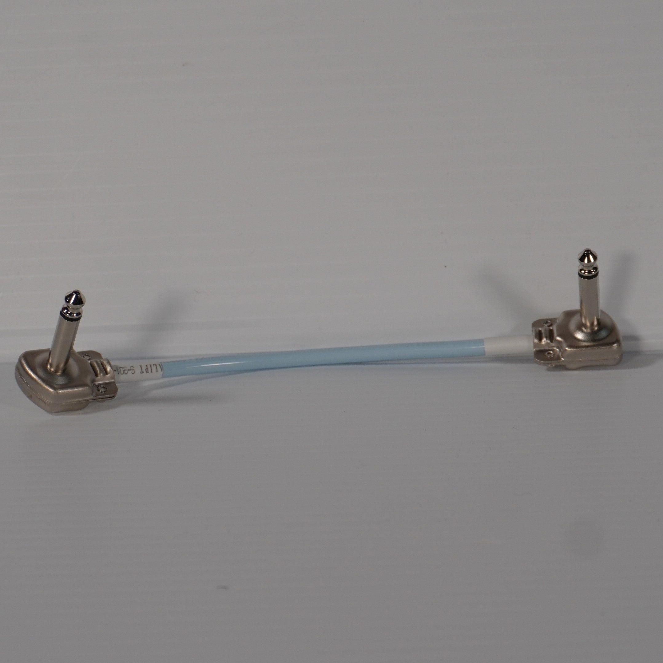 JAMS Pedal Patch Cable Lava Cable Rean 1/4" Carolina Blue 6in