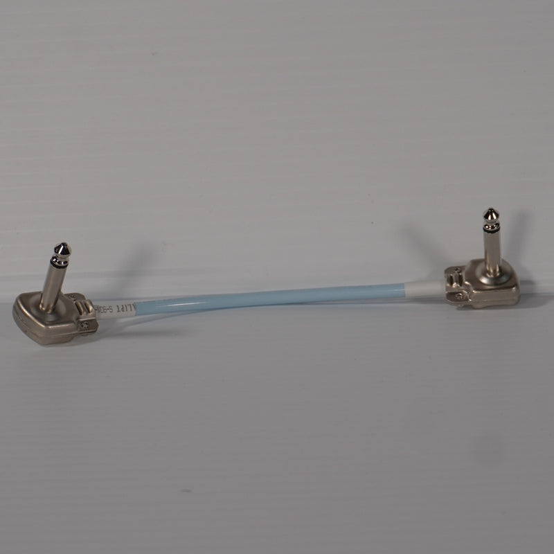 JAMS Pedal Patch Cable Lava Cable Rean 1/4" Carolina Blue 6in